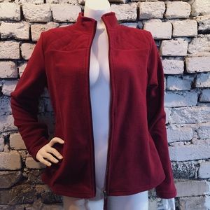 Maroon Merona Full Zip Sweater